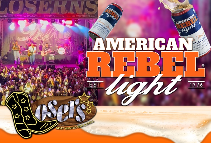 American Rebel Beer Joins Forces with Losers Bar & Grill to Sponsor Iconic Midtown Parking Lot Concert Series