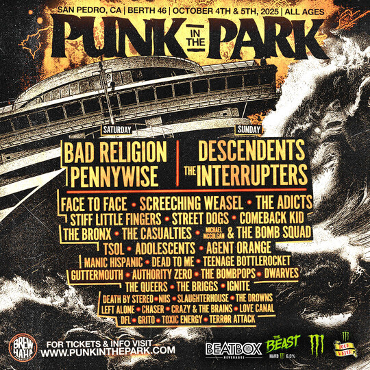 punk in the park LA 2025 announcement