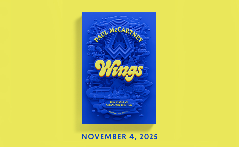 Paul McCartney Wings book cover detail